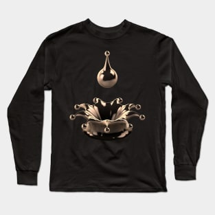 Coffee/Chocolate Drop Long Sleeve T-Shirt